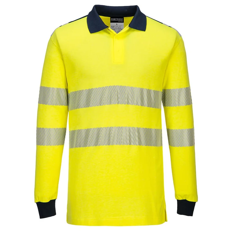Portwest PW3 Vlamvertragend Hi-Vis Polo Shirt FR702