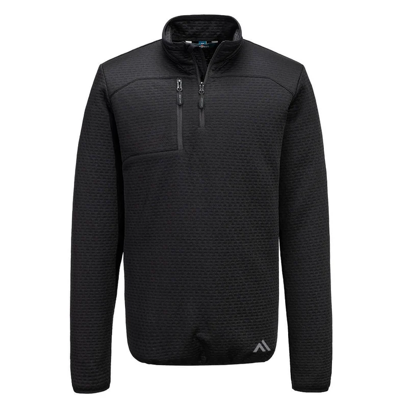 Portwest KX3 Textured 1/4 Zip Sweatshirt KX376