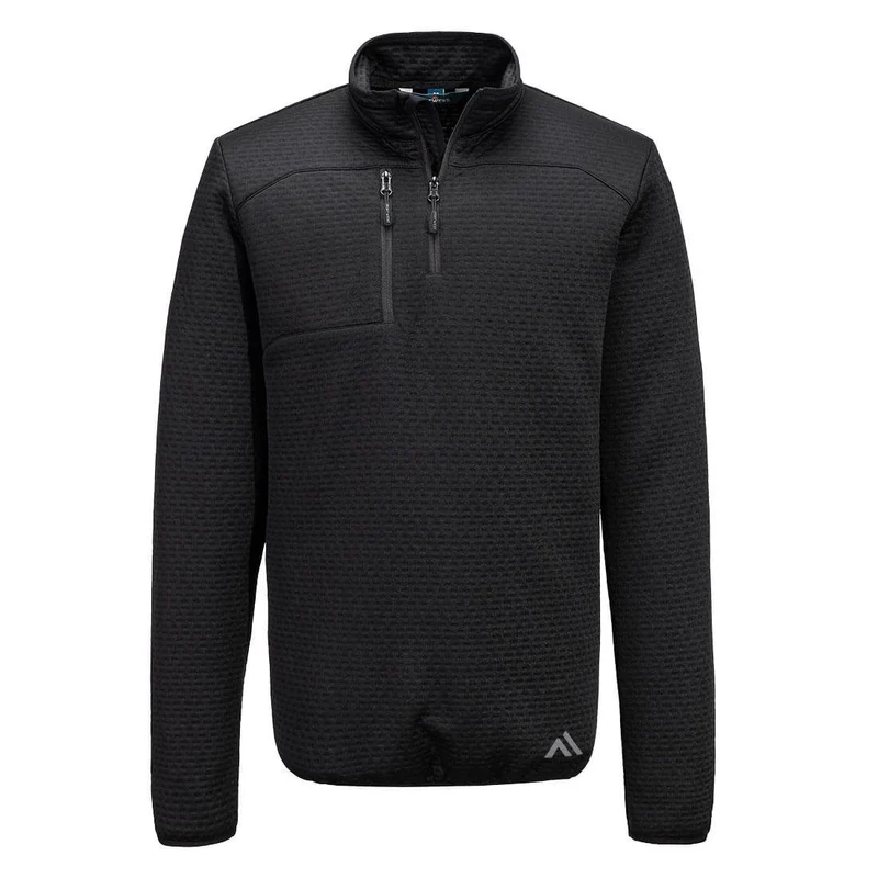 Portwest KX3 Textured 1/4 Zip Sweatshirt KX376
