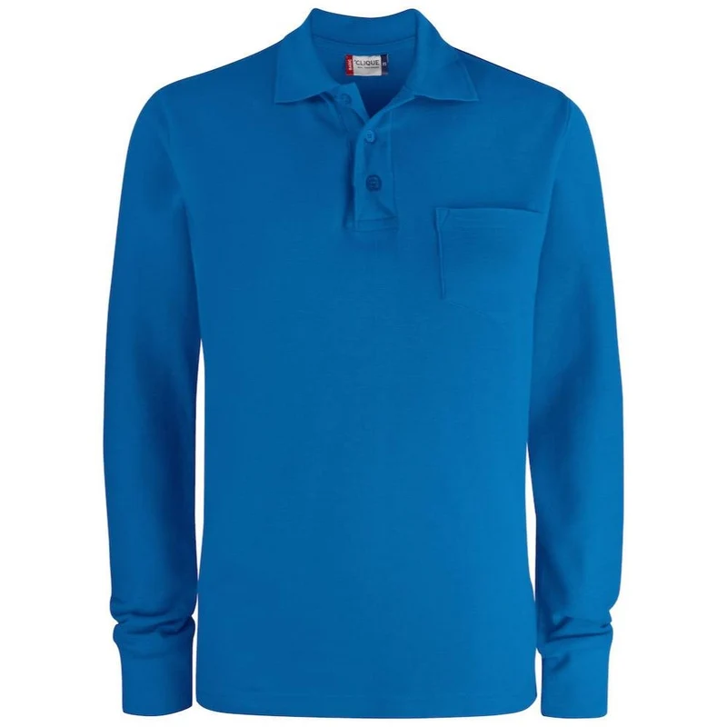 Clique Basic Polo Lange Mouw met Borstzak 028235