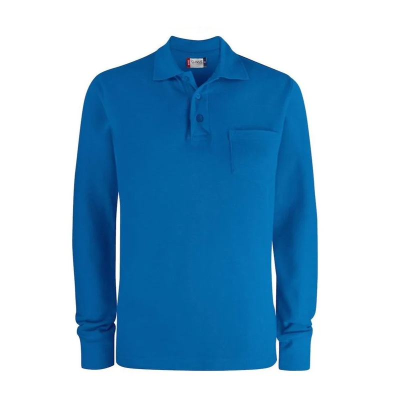Clique Basic Polo Lange Mouw met Borstzak 028235