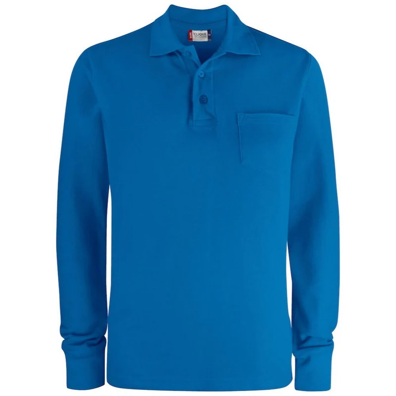 Clique Basic Polo Lange Mouw met Borstzak 028235