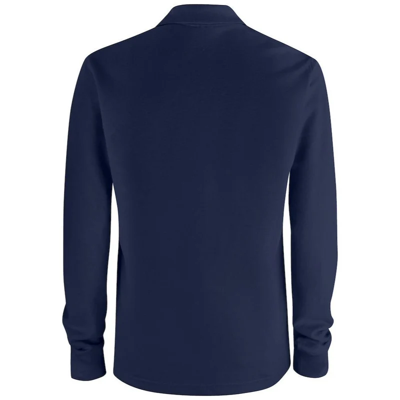 Clique Basic Polo Lange Mouw met Borstzak 028235