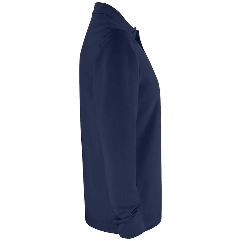Clique Basic Polo Lange Mouw met Borstzak 028235