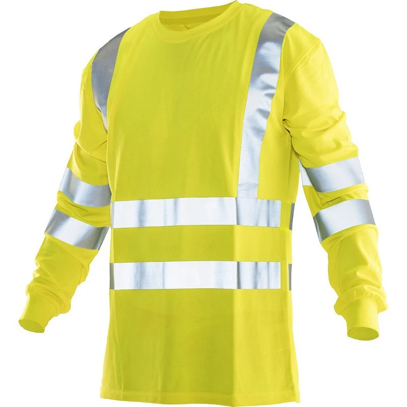 Jobman Practical 5593 High-Vis Long Sleeve T-Shirt CL.3