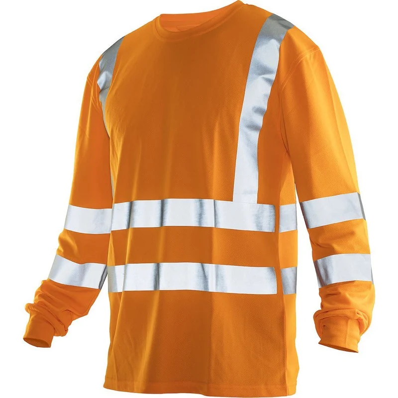 Jobman Practical 5593 High-Vis Long Sleeve T-Shirt CL.3