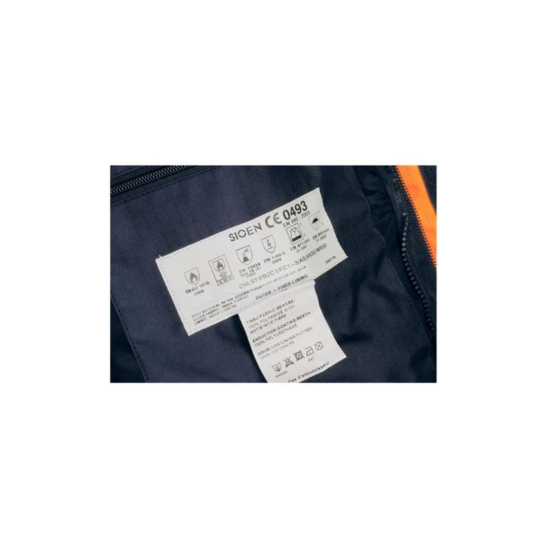 Sioen Winseler Multinorm Hi-Vis regenparka 3073