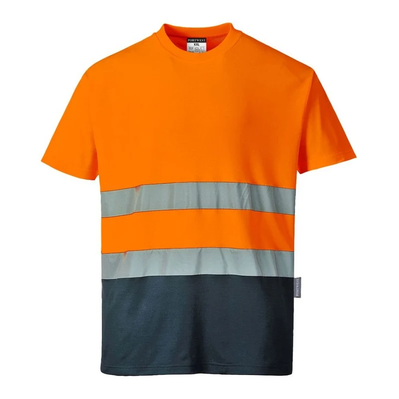Portwest Bicolor Katoen Comfort T-Shirt S173