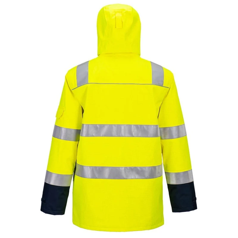 Portwest Bizflame Rain+ Hi-Vis Light Arc Jacket FR605