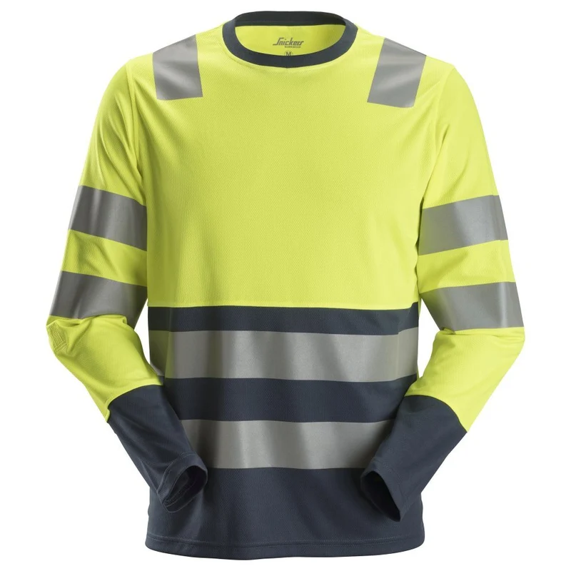 Snickers AllroundWork HV T-Shirt lange mouwen CL.2 2433