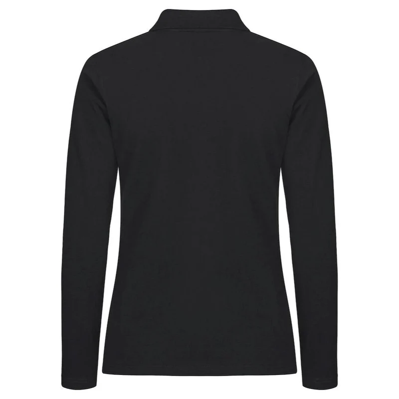 Clique Stretch Premium Polo Dames Lange Mouw 028263