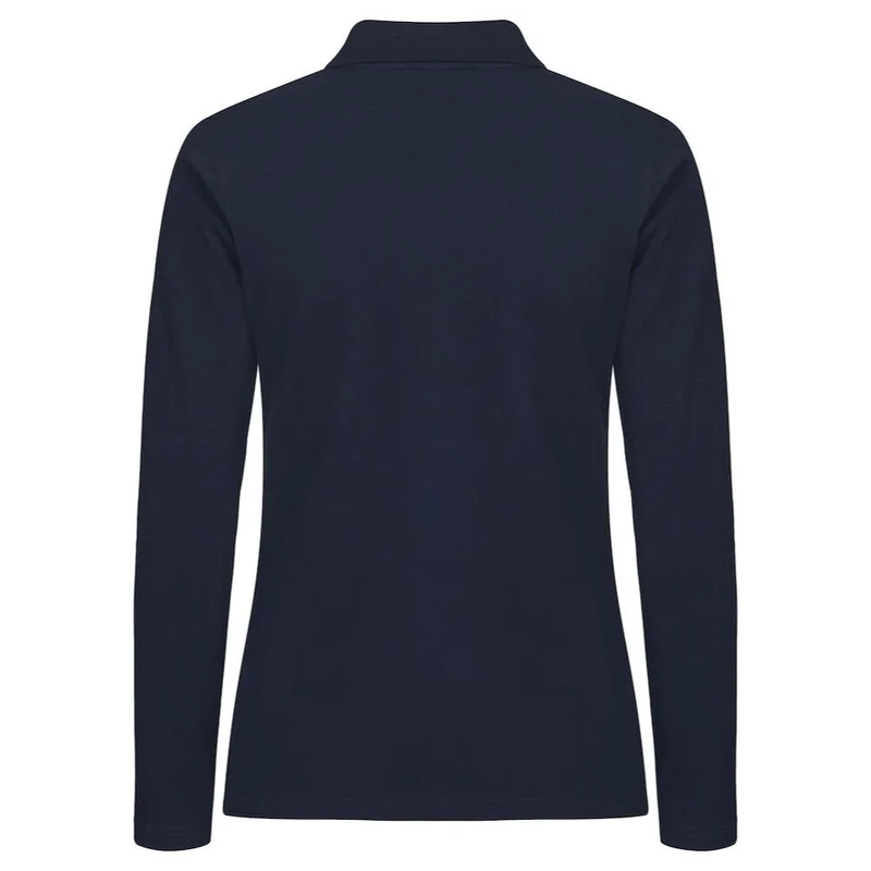 Clique Stretch Premium Polo Dames Lange Mouw 028263