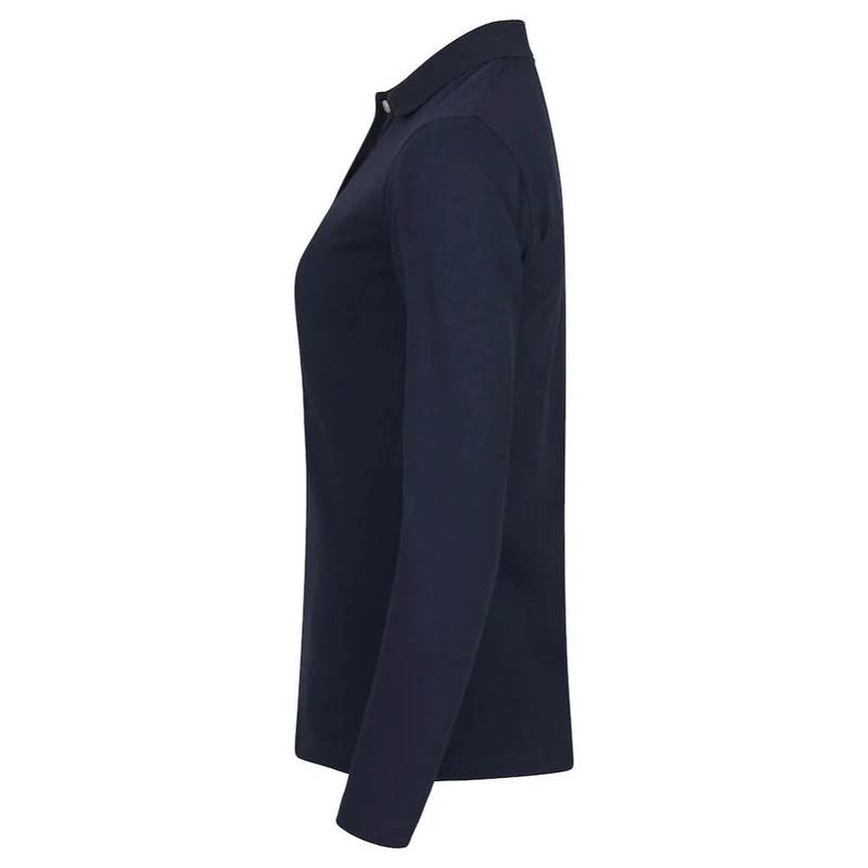 Clique Stretch Premium Polo Dames Lange Mouw 028263