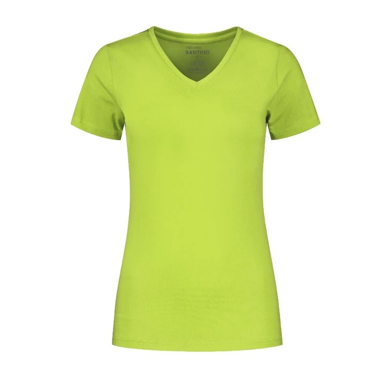 Santino Basic Line T-shirt Jazz Ladies V-neck