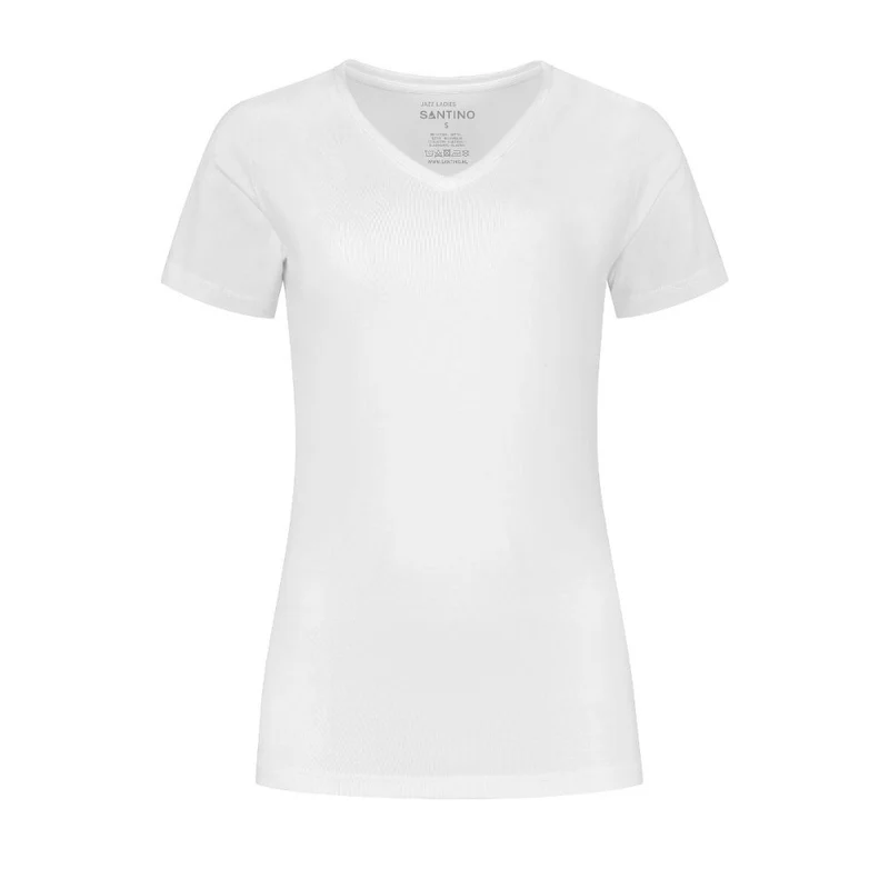 Santino Basic Line T-shirt Jazz Ladies V-neck