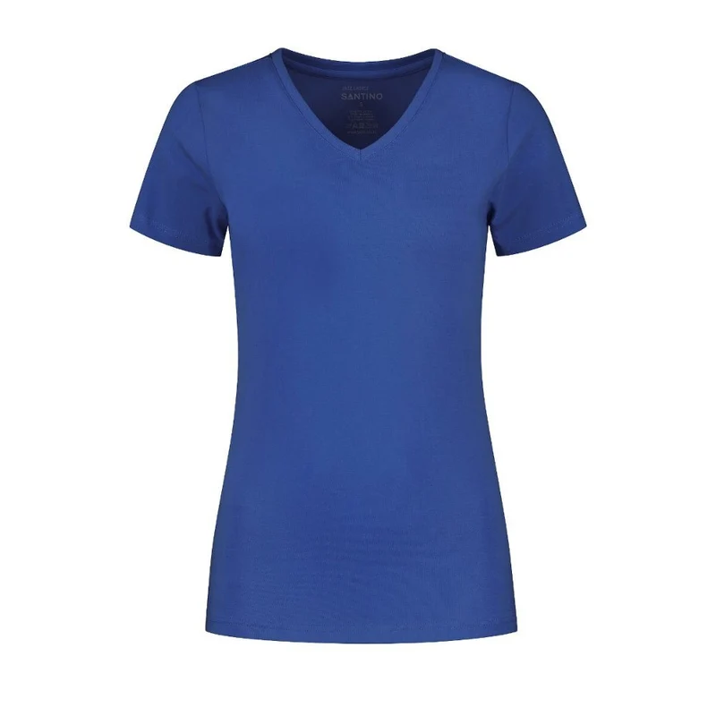 Santino Basic Line T-shirt Jazz Ladies V-neck