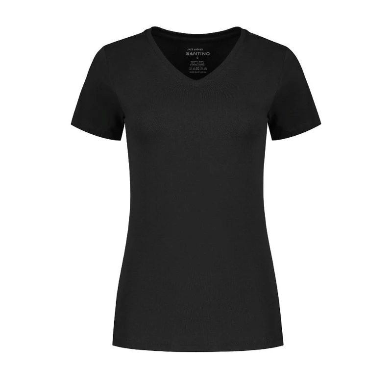 Santino Basic Line T-shirt Jazz Ladies V-neck