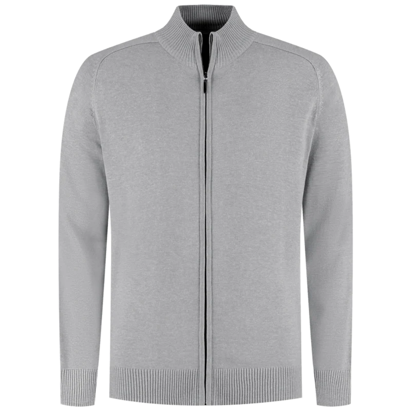 Santino Basic Line Zip Cardigan Plano
