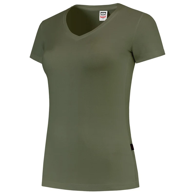 Tricorp T-Shirt V Hals Slim Fit Dames 101008
