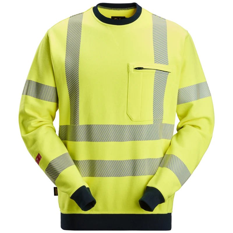 Snickers ProtecWork Sweatshirt High-Vis KL3 2863