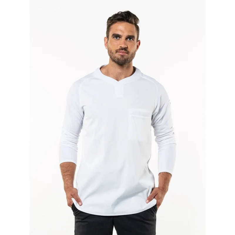 Chaud Devant T-shirt Valente UFX White Lange Mouw 963