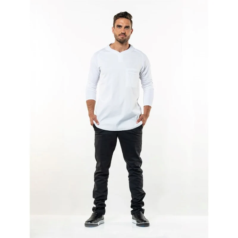 Chaud Devant T-shirt Valente UFX White Lange Mouw 963