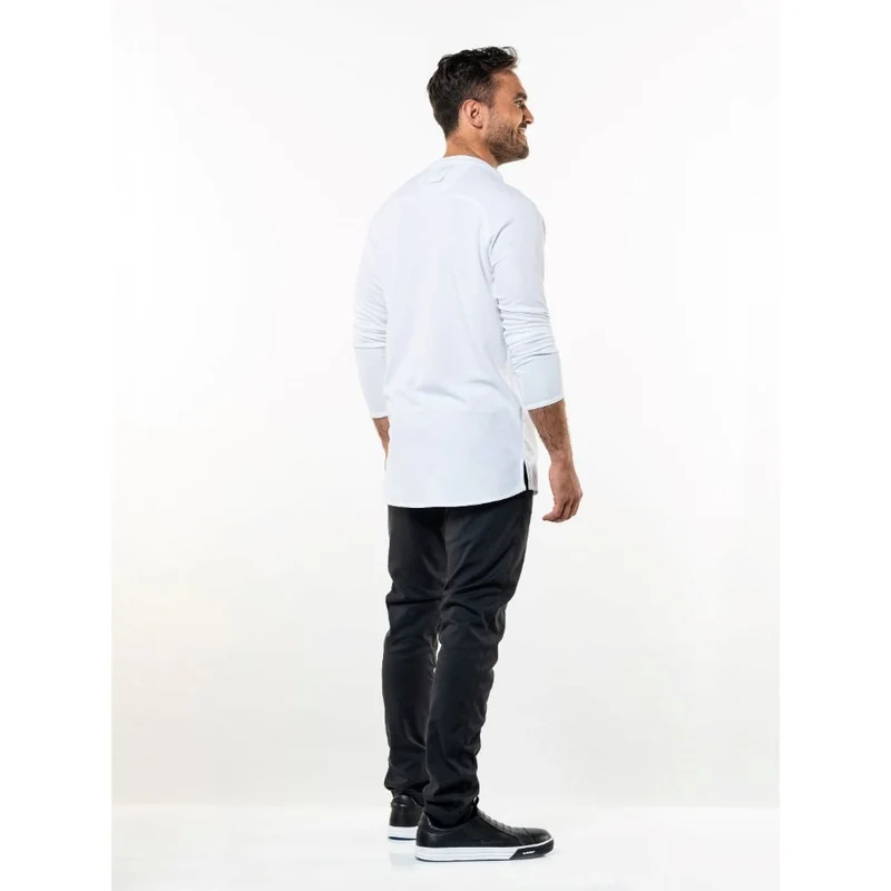 Chaud Devant T-shirt Valente UFX White Lange Mouw 963