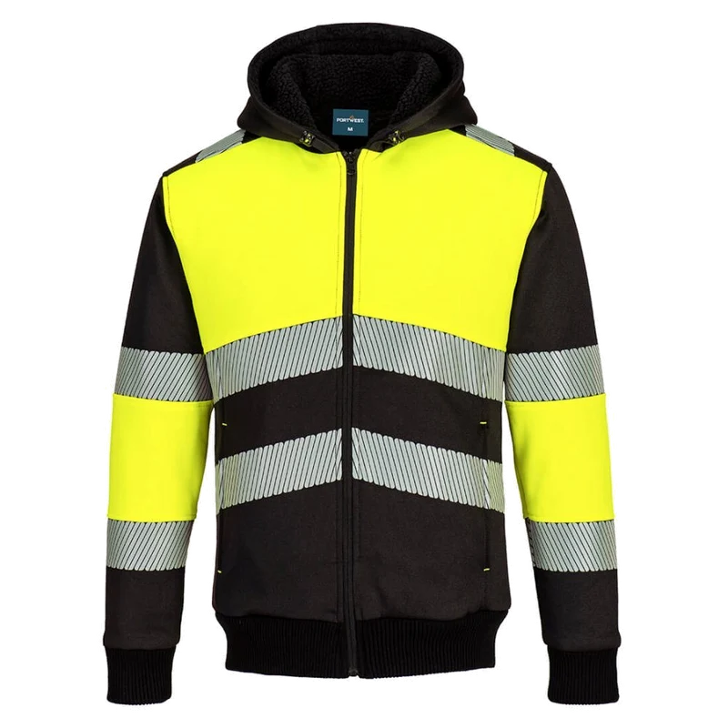 Portwest PW3 Zipped Class 1 Winter Hoodie PW377