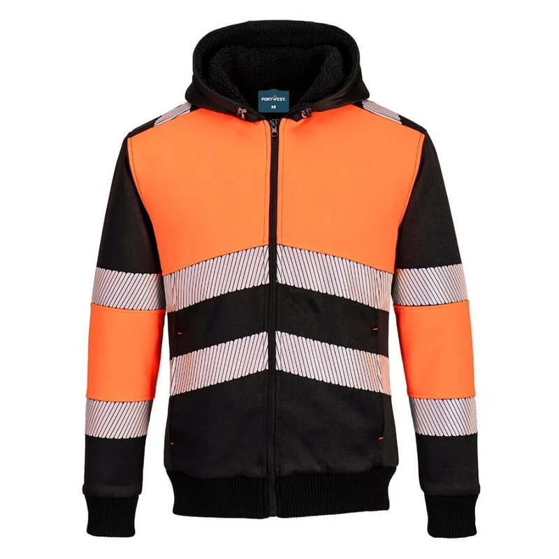 Portwest PW3 Zipped Class 1 Winter Hoodie PW377