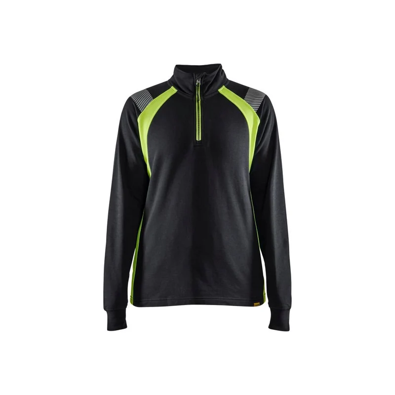 Blaklader Dames sweatshirt halve rits Visible 3403-1158