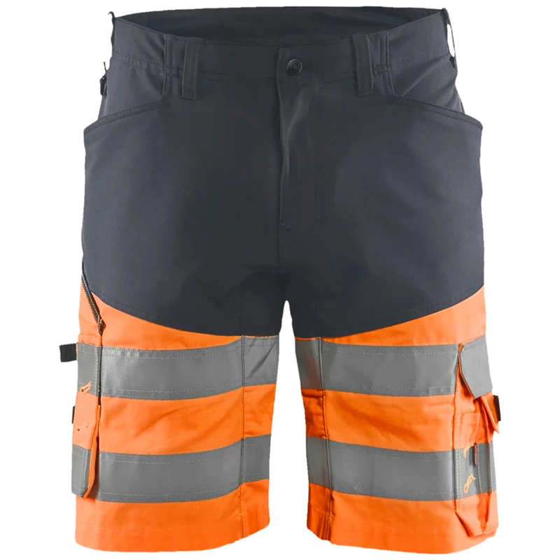 Blaklader Korte Werkbroek met stretch High Vis 1541-1811