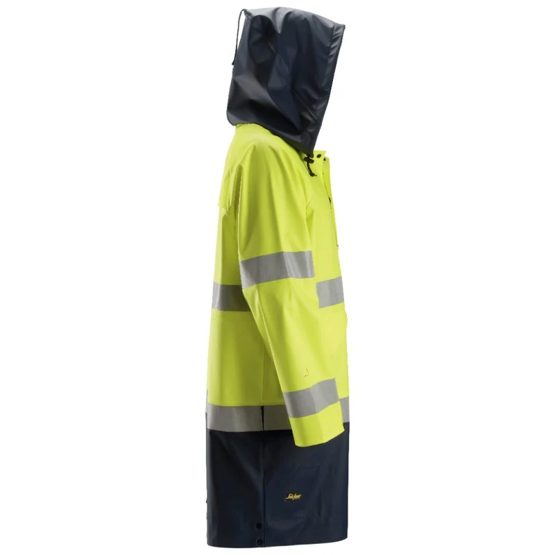 Snickers ProtecWork Regenjack PU High-Vis KL3 8261