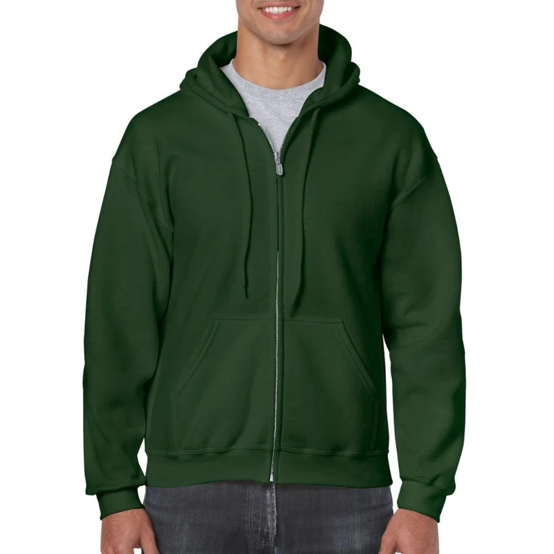 Gildan Sweater Hooded Full Zip HeavyBlend Heren G18600