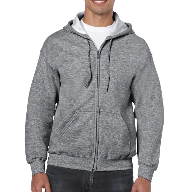 Gildan Sweater Hooded Full Zip HeavyBlend Heren G18600