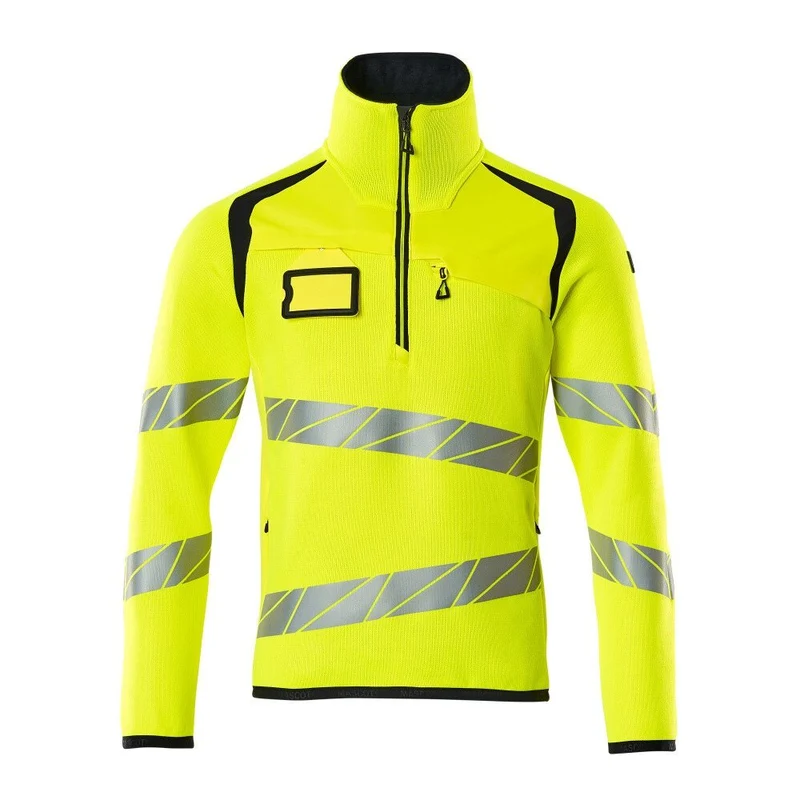 Mascot Accelerate Safe Gebreide Trui Met Korte Rits 19005