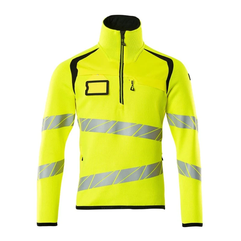 Mascot Accelerate Safe Gebreide Trui Met Korte Rits 19005