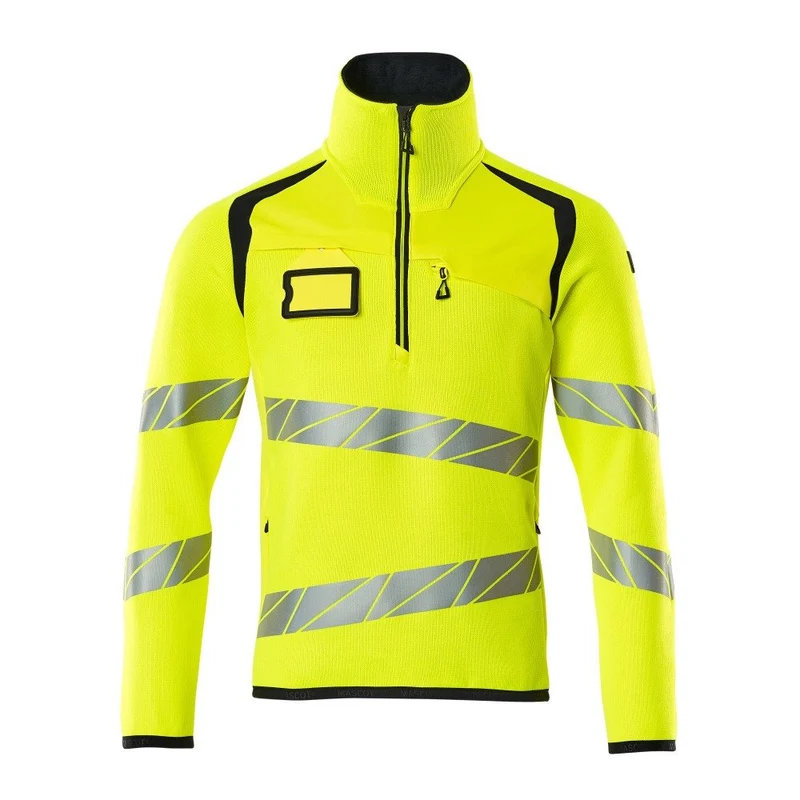 Mascot Accelerate Safe Gebreide Trui Met Korte Rits 19005