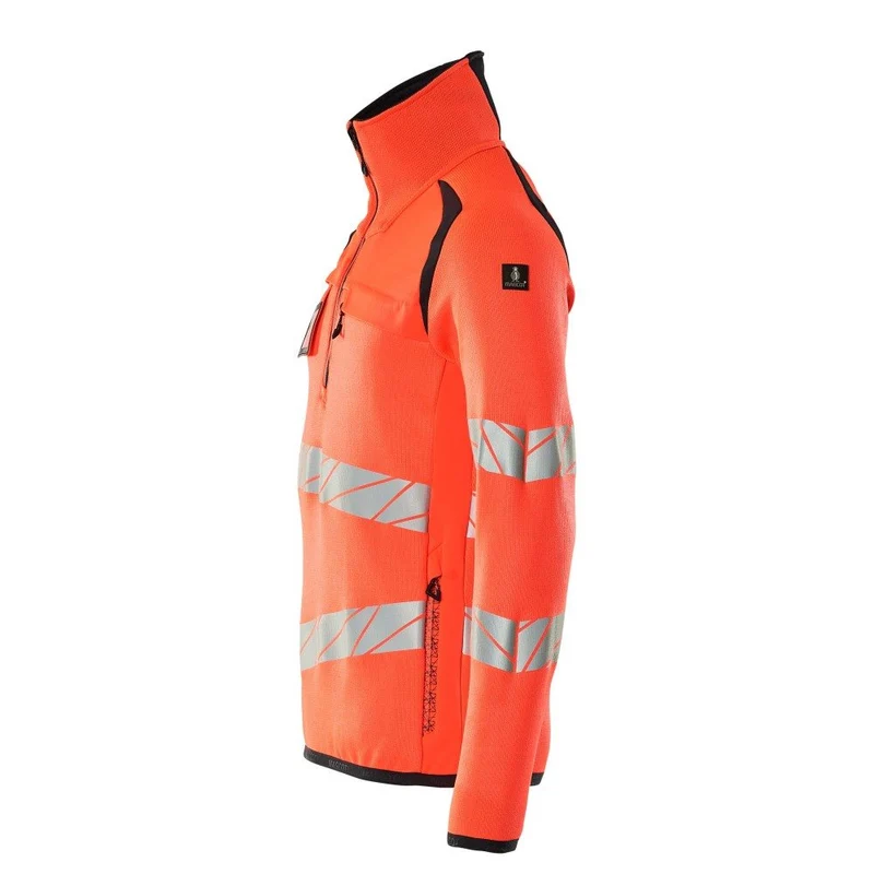 Mascot Accelerate Safe Gebreide Trui Met Korte Rits 19005