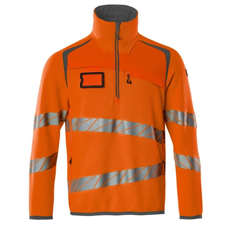 Mascot Accelerate Safe Gebreide Trui Met Korte Rits 19005