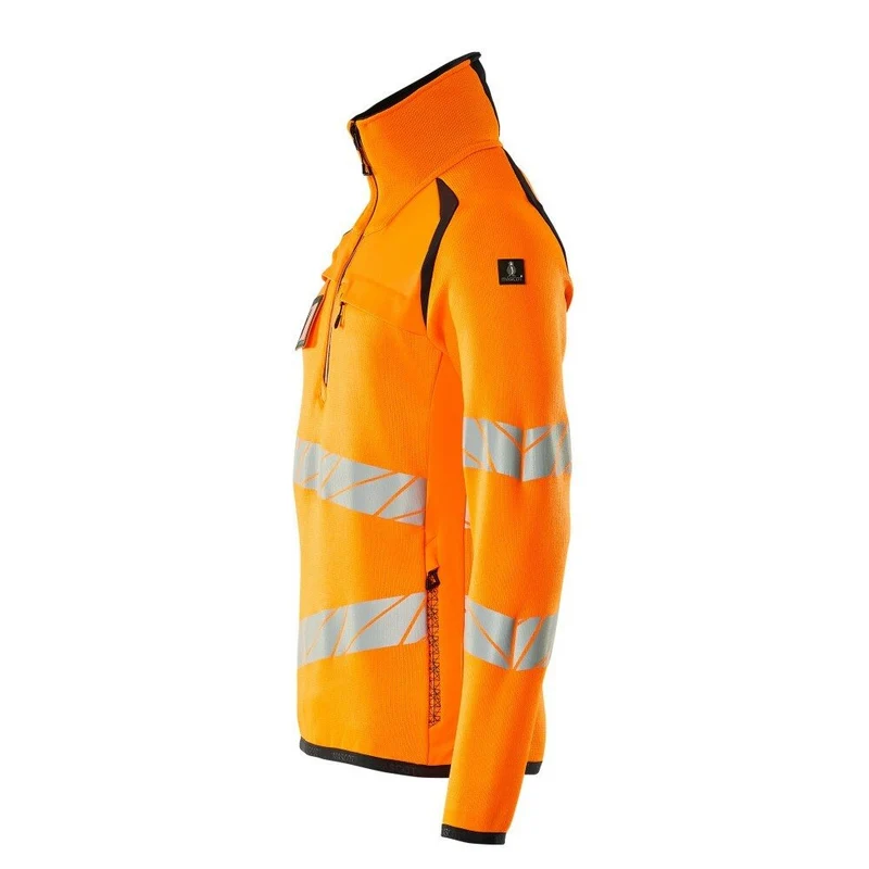 Mascot Accelerate Safe Gebreide Trui Met Korte Rits 19005