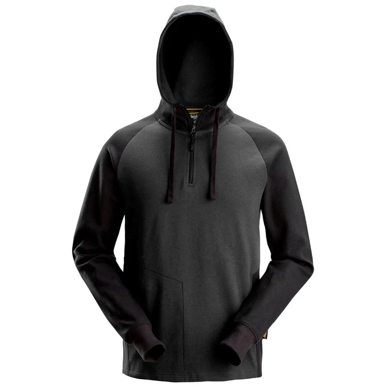 Snickers Tweekleurige Hoodie met Halve Rits 2842