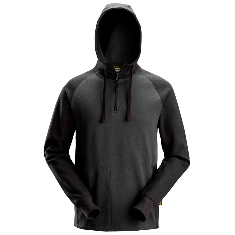 Snickers Tweekleurige Hoodie met Halve Rits 2842