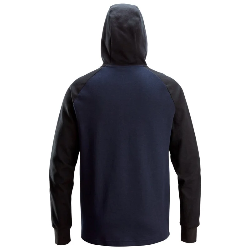 Snickers Tweekleurige Hoodie met Halve Rits 2842