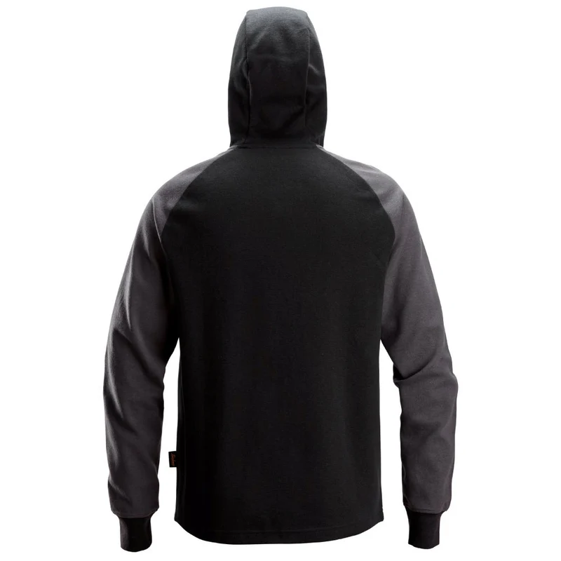 Snickers Tweekleurige Hoodie met Halve Rits 2842
