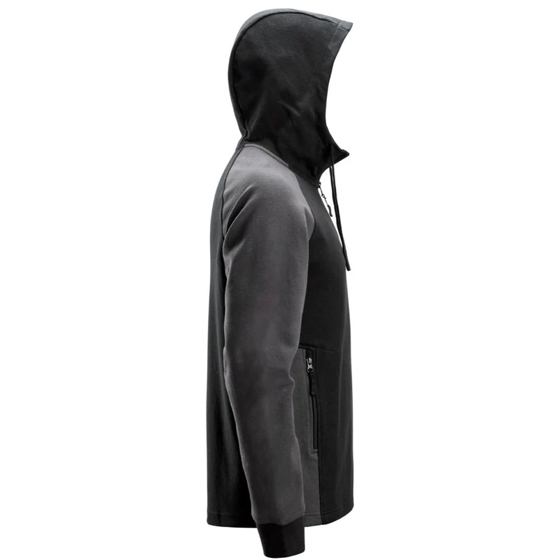 Snickers Tweekleurige Hoodie met Halve Rits 2842