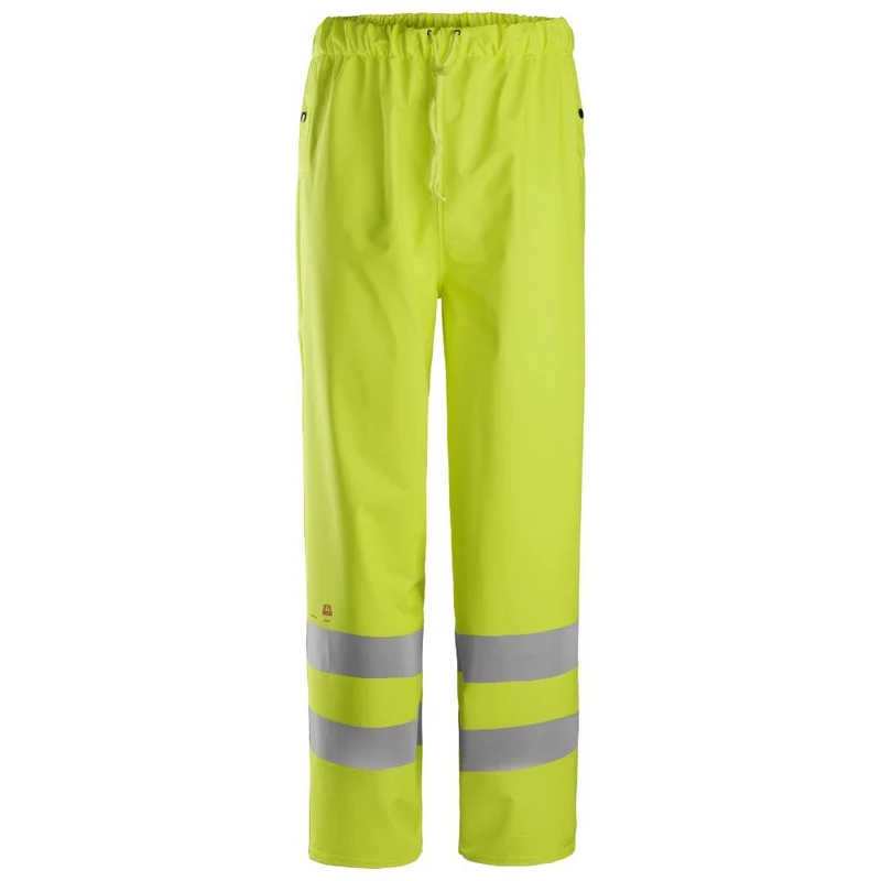 Snickers ProtecWork Regenbroek PU High-Vis KL2 8267