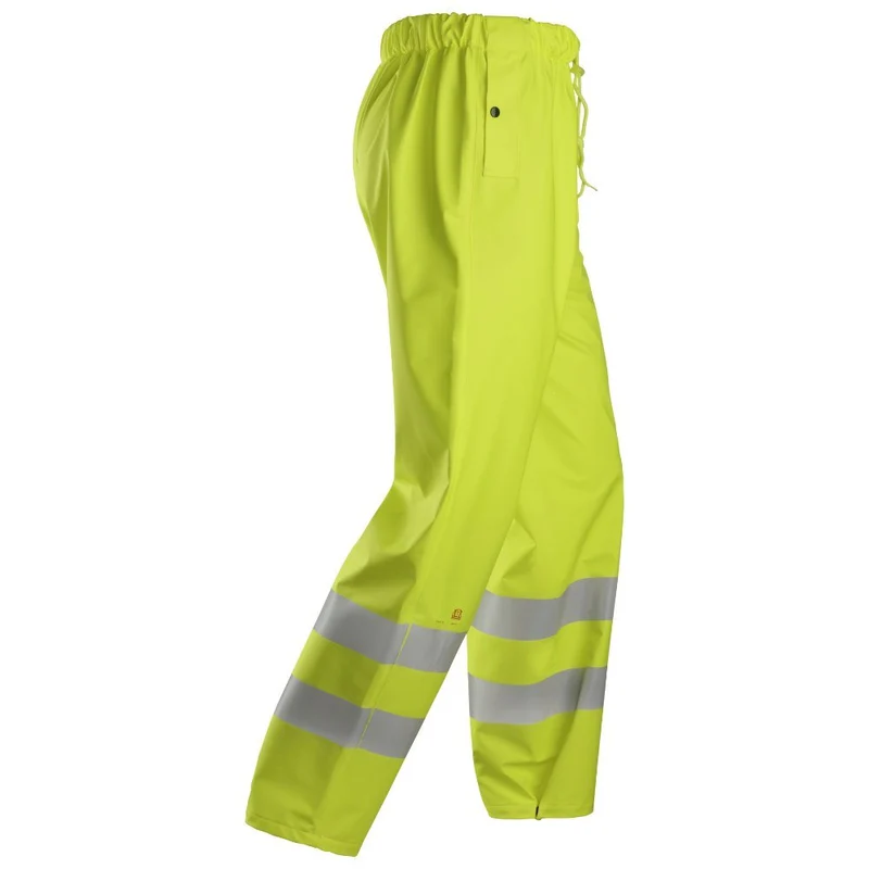 Snickers ProtecWork Regenbroek PU High-Vis KL2 8267