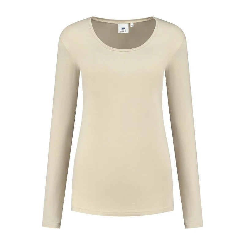 Lemon & Soda T-shirt Ronde hals Lange mouw Dames LEM1267