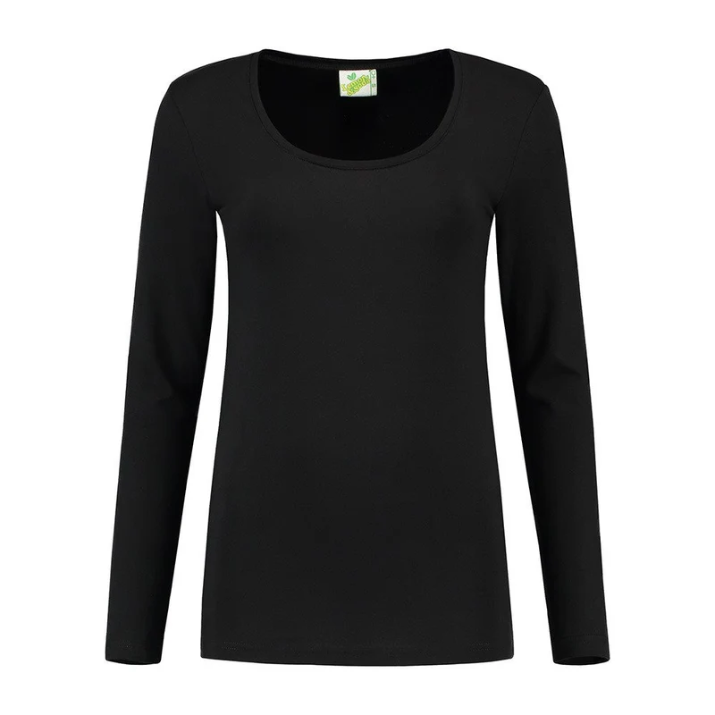 Lemon & Soda T-shirt Ronde hals Lange mouw Dames LEM1267