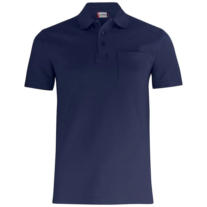 Clique Basic Polo S/S met Borstzak 028255